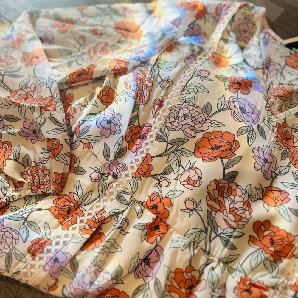 Women’s Easter Spring boutique floral spring dress M 8-10